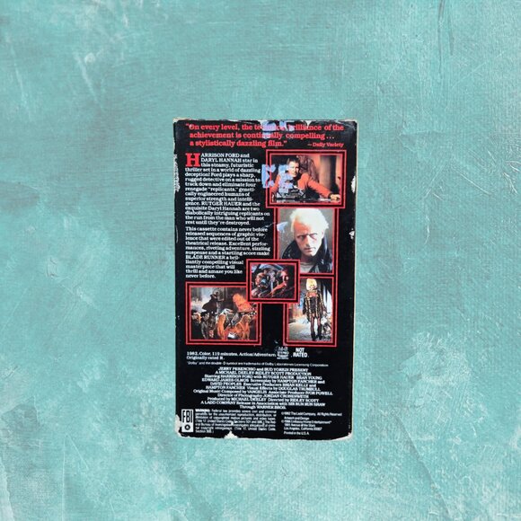 Vintage Blade Runner VHS (1982) – Classic Sci-Fi Thriller, Untested - Picture 2 of 3